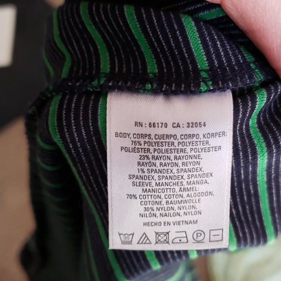 Anthropologie Postmark Blue and Green Shift - Picture 6 of 7